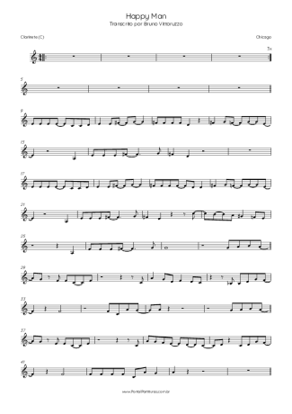 Chicago  score for Clarinet (C)