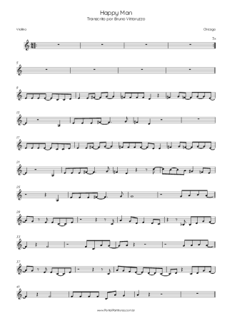 Chicago Happy Man score for Violin