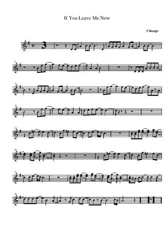 Chicago  score for Alto Saxophone