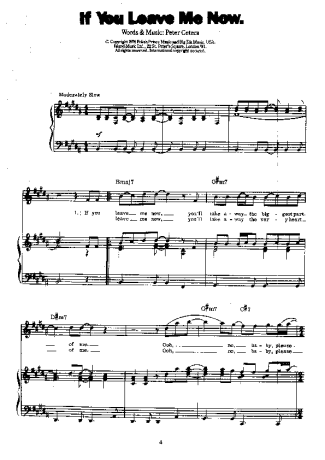 Chicago  score for Piano