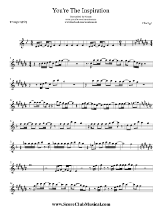 Chicago  score for Trumpet