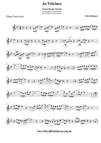 Chico Buarque  score for Flute