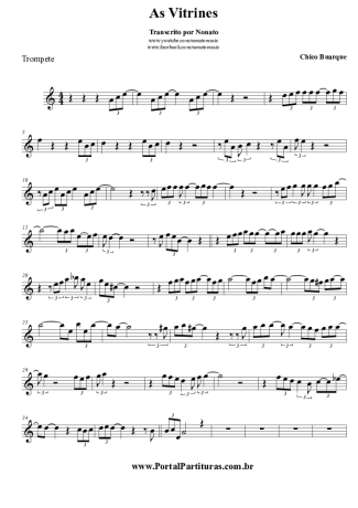 Chico Buarque  score for Trumpet