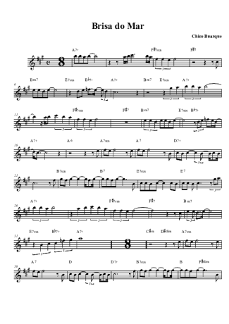 Chico Buarque  score for Clarinet (Bb)