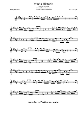 Chico Buarque  score for Trumpet