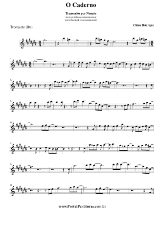 Chico Buarque  score for Trumpet