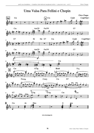 Chico Chagas Uma Valsa Para Fellini E Chopin score for Accordion