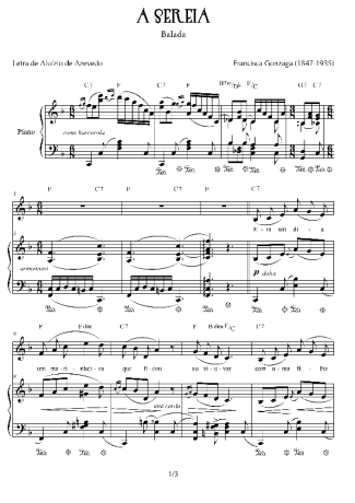 Chiquinha Gonzaga  score for Piano