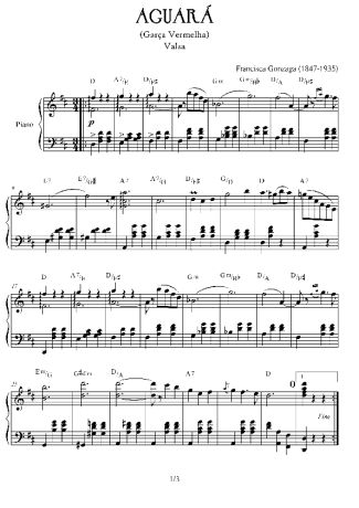 Chiquinha Gonzaga  score for Piano