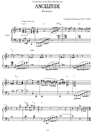 Chiquinha Gonzaga  score for Piano