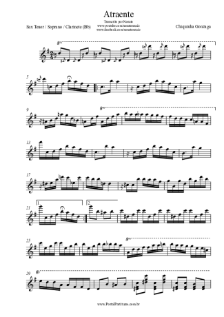 Chiquinha Gonzaga  score for Clarinet (Bb)