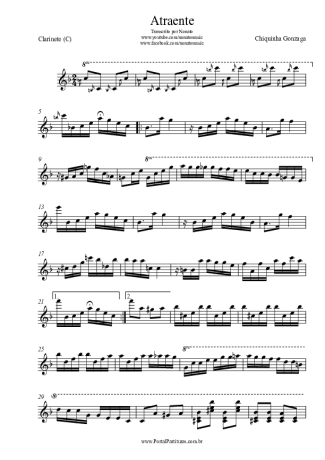 Chiquinha Gonzaga  score for Clarinet (C)