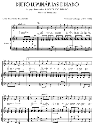 Chiquinha Gonzaga  score for Piano