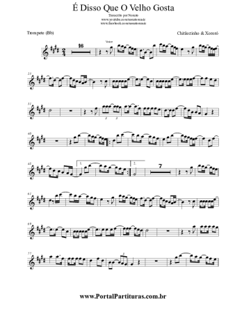 Chitãozinho e Xororó É Disso Que O Velho Gosta score for Trumpet