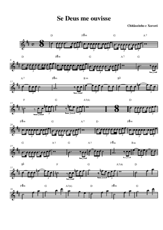 Chitãozinho e Xororó  score for Alto Saxophone