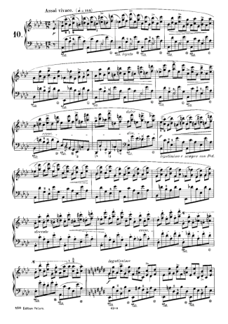 Chopin  score for Piano