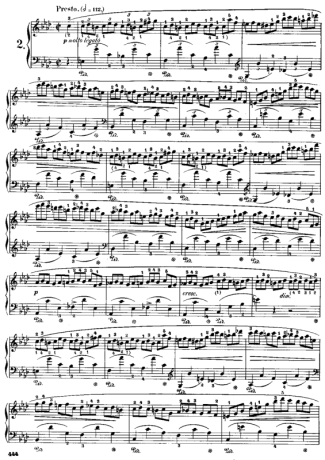 Chopin  score for Piano