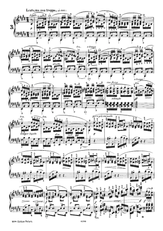 Chopin Étude 3 Op. 10 score for Piano