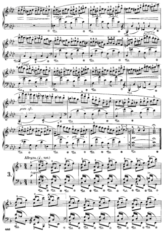 Chopin  score for Piano