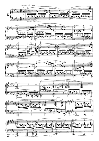 Chopin  score for Piano