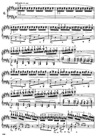 Chopin  score for Piano