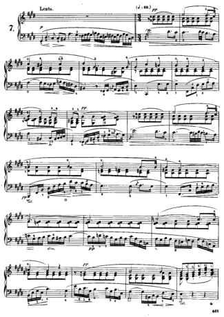 Chopin  score for Piano