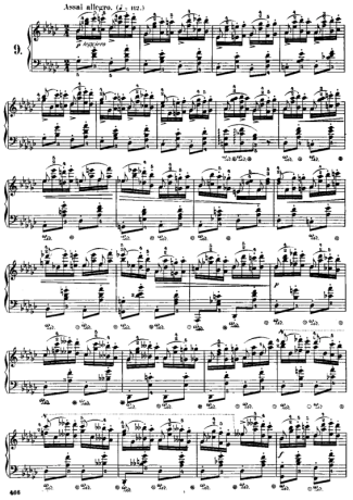 Chopin  score for Piano