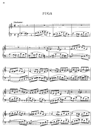 Chopin  score for Piano