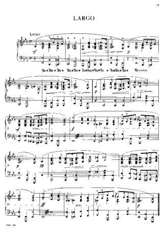 Chopin Largo In Eb Major B.109 score for Piano