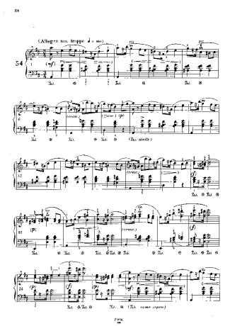 Chopin Mazurka In D Major B.31 score for Piano