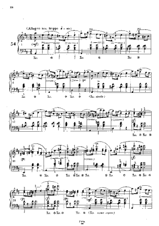 Chopin  score for Piano