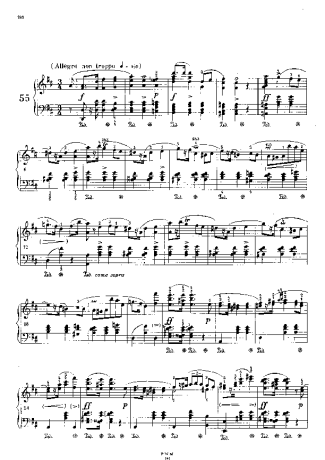Chopin Mazurka In D Major B.71 score for Piano
