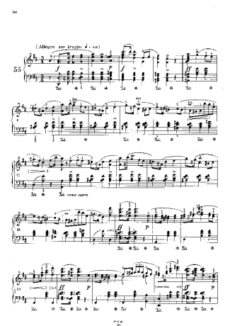 Chopin  score for Piano