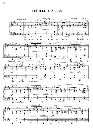 Chopin Moderato In E Major B.151 score for Piano