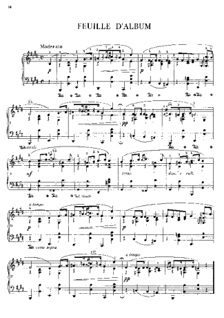 Chopin  score for Piano