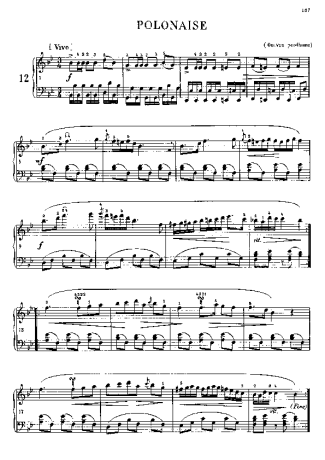 Chopin  score for Piano