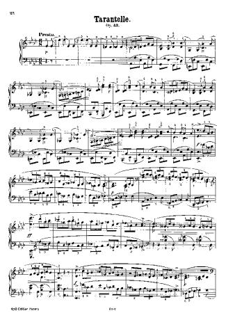 Chopin  score for Piano