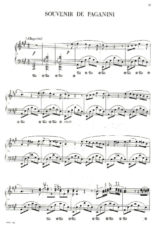 Chopin  score for Piano