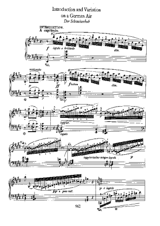 Chopin  score for Piano