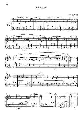 Chopin  score for Piano