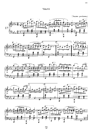 Chopin  score for Piano