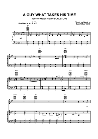 Christina Aguilera  score for Piano