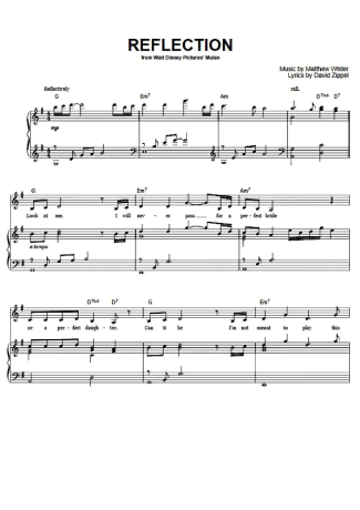 Christina Aguilera  score for Piano