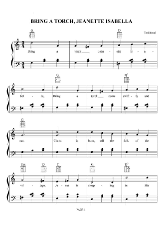 Christmas Songs (Temas Natalinos)  score for Piano