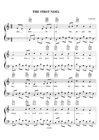 Christmas Songs (Temas Natalinos)  score for Piano