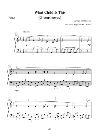 Christmas Songs (Temas Natalinos)  score for Piano