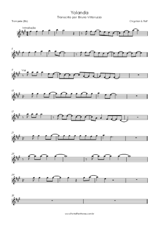 Chrystian & Ralf Yolanda score for Trumpet