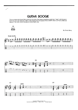 Chuck Berry  score for Guitar