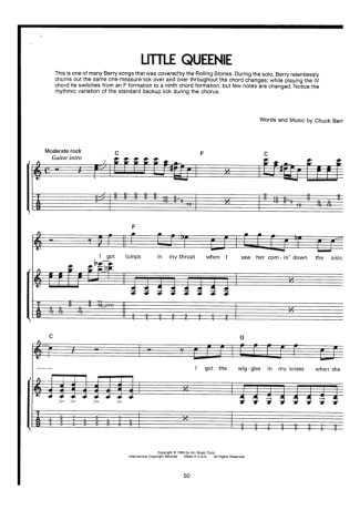 Chuck Berry  score for Guitar