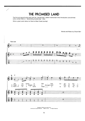 Chuck Berry  score for Guitar